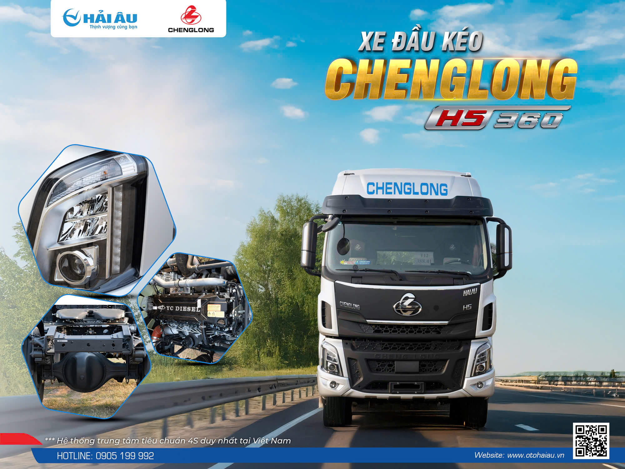 XE ĐẦU KÉO CHENGLONG FLEXX 360HP H5 4x2